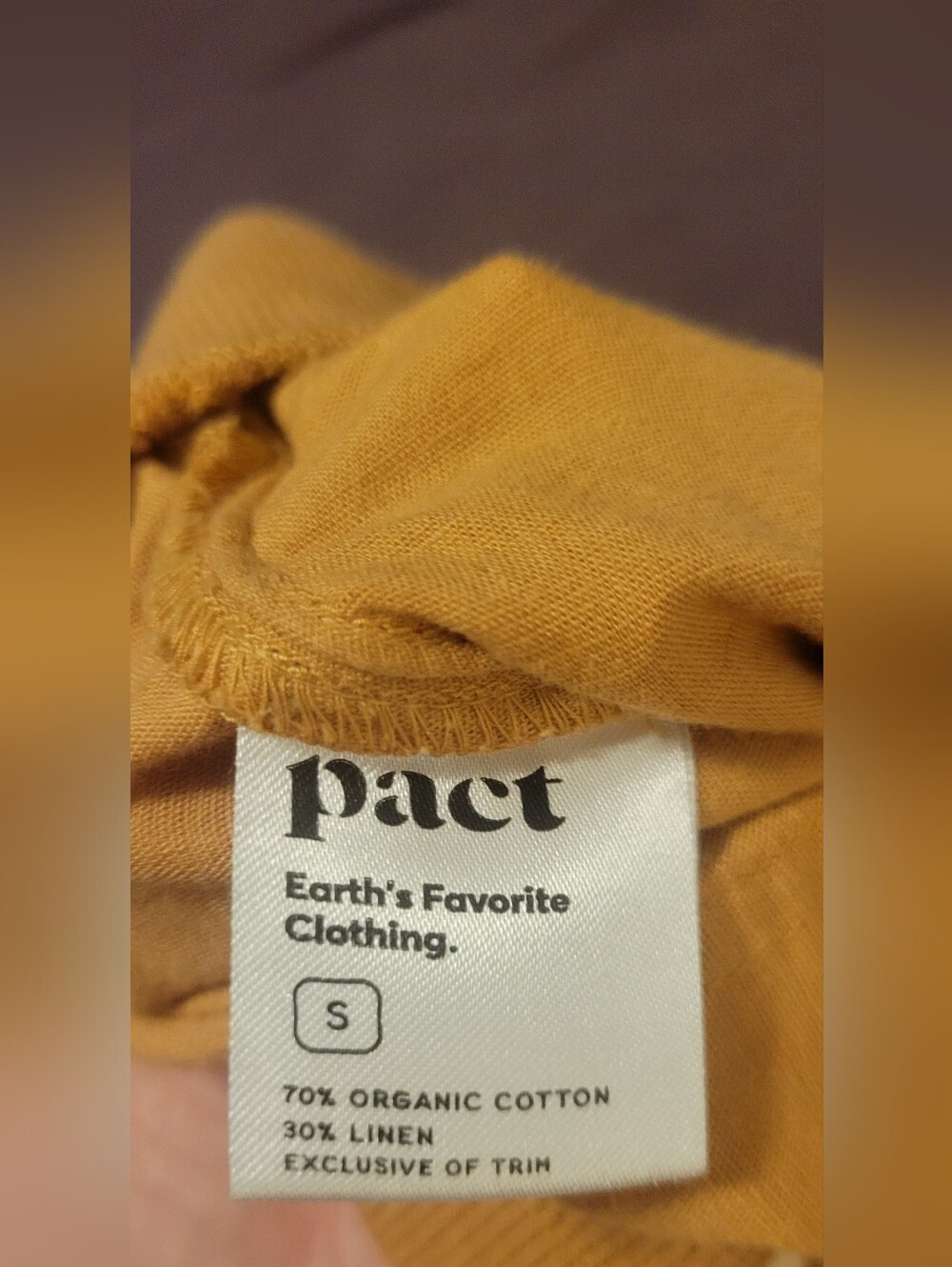 Pact Pants Women's Doe Canopy Linen Blend Relaxed Jogger S - Picture 7 of 7